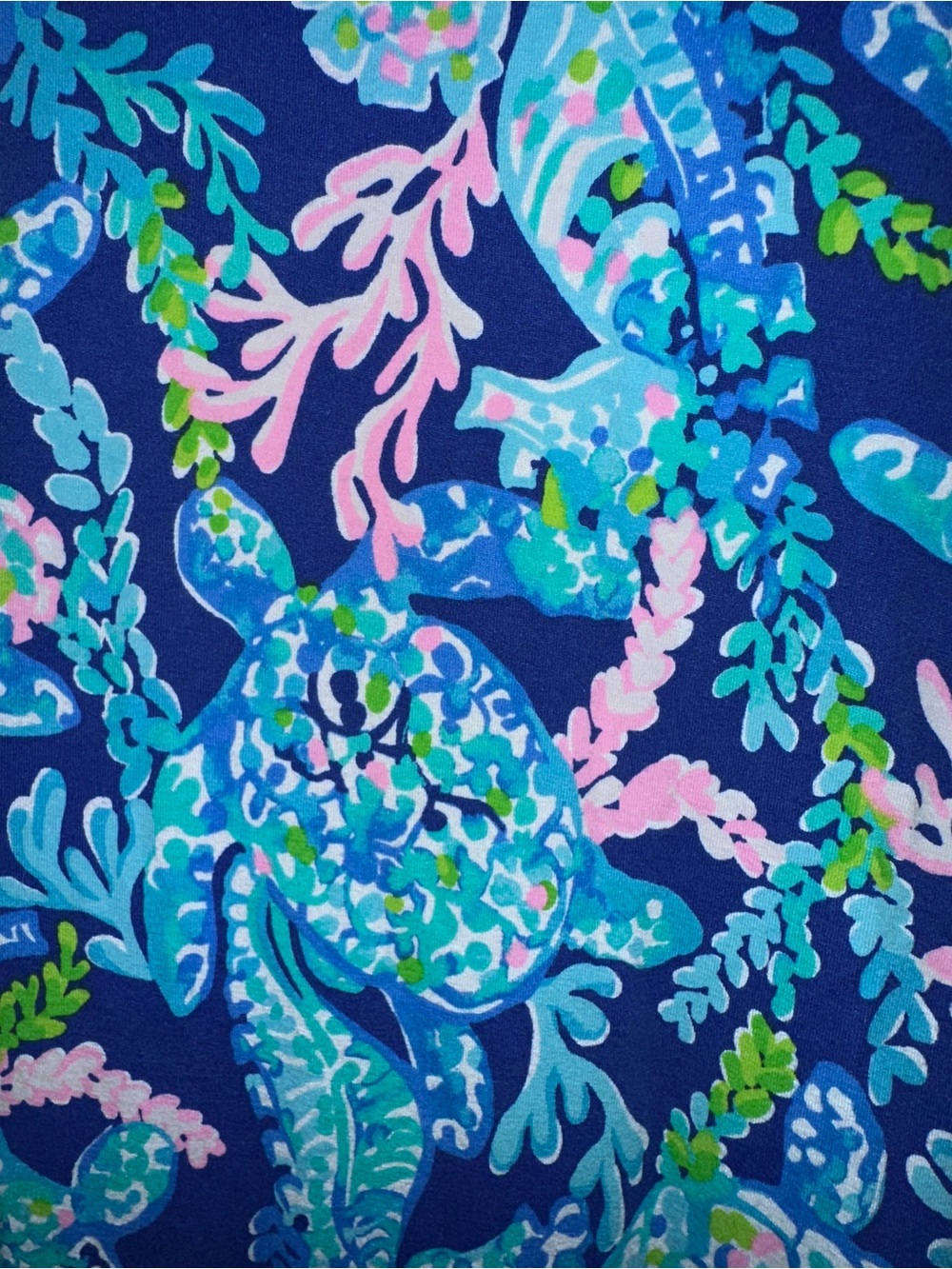 Lilly Pulitzer Sophie Dress, Tropical Blue Pink & Green, Size Large (L) - Picture 4 of 10
